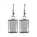 RECTANGLE EARRING BEZEL