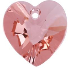 CLEAR PINK HEART